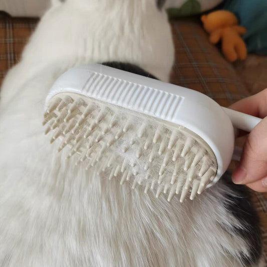 Discover the Revolutionary Way to Pamper Your Pet: The Pet Steam Brush!